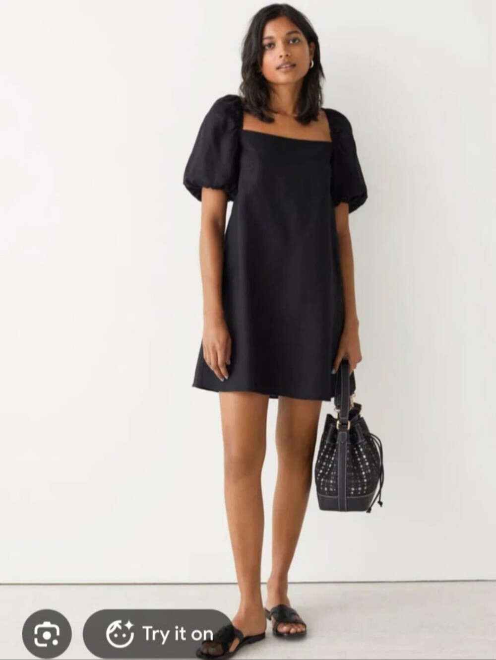 AND OTHER STORIES linen dress size 10